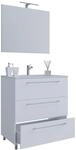 Waschtisch VCM "3-tlg. Waschplatz Waschtisch Badinos Schublade 3SC", wei&szlig;, B:60cm