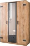 Kleiderschrank WIMEX "Cork, mit oder ohne Spiegel, rustikaler Look im Industrial