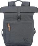 Freizeitrucksack TRAVELITE "BASICS Rollup Rucksack", Damen, Gr. B/H/T: 37cm x...