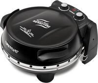 G3FERRARI Pizzaofen "Napoletana G1003210 schwarz inkl. 2-ten oberen Pizzastein",