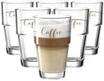 Glas LEONARDO "Becher Solo 410 ml 6er Set transparent", bunt (transparent), 6 tlg.,