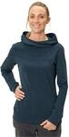 Kapuzenpullover VAUDE "TUENNO", Damen, Gr. 34, blau (marine), Obermaterial: 55%