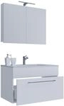 Waschtisch VCM "3-tlg. Waschplatz Waschtisch Badinos Schublade SC", wei&szlig;, B:60cm