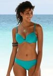 B&uuml;gel-Bikini-Top S.OLIVER "Spain", Damen, Gr. 34, Cup C, blau (t&uuml;rkis), Microfaser,