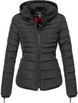 Winterjacke MARIKOO "Winterjacke Amber", Damen, Gr. XXL, schwarz, Obermaterial: 100%