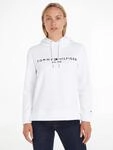 Kapuzensweatshirt TOMMY HILFIGER, Damen, Gr. XL (42), wei&szlig;, Sweatware, Obermaterial: