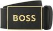 Lederg&uuml;rtel BOSS "Boss_Icon-S1_Sz40", Herren, Gr. 90, schwarz (schwarz002),...