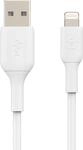 BELKIN Smartphone-Kabel "Lightning Lade/Sync Kabel PVC mfi zertifiziert 3m", wei&szlig;,