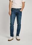 Slim-fit-Jeans PEPE JEANS "HATCH", Herren, Gr. 34, L&auml;nge 30, blau (schwarz used),