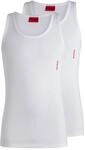 Tanktop HUGO UNDERWEAR "Twin Pack", Damen, Gr. XL (54), wei&szlig; (wei&szlig; 100),...