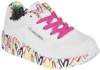 Sneaker SKECHERS "UNO LITE-LOVELY LUV", M&auml;dchen, Gr. 28, bunt (wei&szlig;, multi, 2),