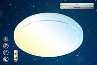 BRILONER LEUCHTEN LED Deckenleuchte "Star", wei&szlig; (wei&szlig;, neutral), Leuchten, LED