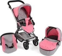 Kombi-Puppenwagen CHIC2000 "Fides 3in1", rosa (melange pink), Puppenwagen,