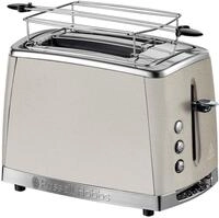 RUSSELL HOBBS Toaster "Luna Stone 26970-56", beige (sand), B:35,7cm H:28,7cm T:21cm,