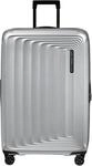 Hartschalen-Trolley SAMSONITE "NUON", Gr. B/H/T: 49cm x 75cm x 30cm 100 l, silber