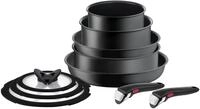 Topf-Set TEFAL "Ingenio Ultimate, Topf und Pfannenset abnehmbarer Griff, stapelbar",