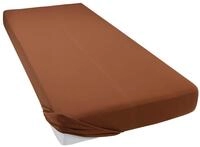 Spannbettlaken BELLANA "bellana Melone, 100% Baumwolle, Jersey, b&uuml;gelfrei", rot