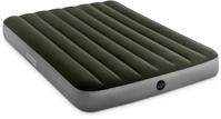 Luftbett INTEX "Dura-Beam DOWNY Airbed" Gr. 137, grau (grau, gr&uuml;n), Luftbetten,