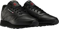 Sneaker REEBOK CLASSIC "Classic Leather", Damen, Gr. 37,5, schwarz, Leder, Schuhe