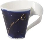 Tasse VILLEROY & BOCH "Tasse Fische NewWave Stars 300 ml wei&szlig;-blau", bunt (wei&szlig;,