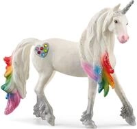 Spielfigur SCHLEICH "BAYALA, Regenbogeneinhorn Hengst (70725)", bunt, Spielfiguren,