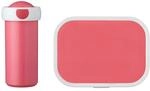 Lunchbox MEPAL "Brotdose + Verschlussbecher Campus 300 ml + 700 ml 2er Set", pink,