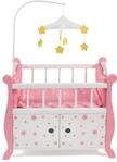 Puppenbett CHIC2000 "Stars Pink", pink (stars pink), Puppenm&ouml;bel, KinderB:31cm
