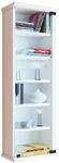 Media-Regal VCM "Holz CD DVD Wandregal Schrank Loposa Glast&uuml;r", wei&szlig;, B:31cm