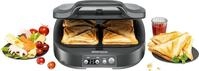 ROMMELSBACHER Sandwichmaker "ST 1800 f&uuml;r American Toasts im XL Format", grau