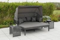 Gartenlounge-Set MERXX "Argos Insel", grau (grau, grau), B:175cm H:148cm T:80cm,