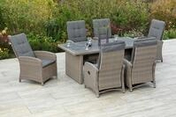 Garten-Essgruppe MERXX "Atrani", beige (steinbeige), B:70cm H:105cm T:64cm,