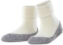 Haussocken FALKE "Cosyshoe", Damen, Gr. 41-42, Sockengr&ouml;&szlig;e, wei&szlig; (2049, off,