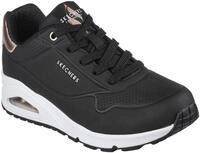 Sneaker SKECHERS "UNO GOLDEN AIR", M&auml;dchen, Gr. 41, schwarz-wei&szlig; (schwarz,...