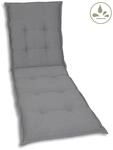 Liegenauflage GO-DE, grau (hellgrau), B:60cm H:5cm T:47cm, Bezug: 100% Polyester,