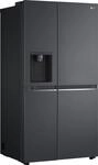 LG Side-by-Side, Energieeffizienz: D, silber (schwarz anthrazit), ohne Instaview,