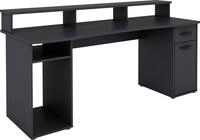 Gamingtisch BYLIVING "Fantastic", grau (anthrazit, anthrazit, anthrazit), B:180cm