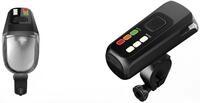 Fahrradbeleuchtung FISCHER FAHRRAD "Akku-USB-LED Bel.-Set Bodenbel. 60 Lux", schwarz,
