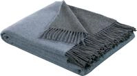 Wohndecke BIEDERLACK "Soft Impression im Doubleface-Look", blau (blau, grau), B:130cm