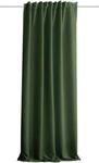 Vorhang HOME BASICS "ACUSTICO" Gr. 1, gr&uuml;n (olivgr&uuml;n), B:135cm H:245cm, Polyester,