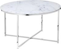 Couchtisch SALESFEVER "Caorle Coffeetable im eleganten Stil", wei&szlig; (wei&szlig;,