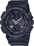 Chronograph CASIO G-SHOCK, schwarz (schwarz, rot), Armbanduhren, Herren, Chronograph,