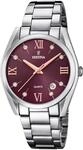 Quarzuhr FESTINA "Boyfriend Collection", silber (silberfarben, weinrot),