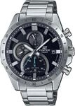 Chronograph CASIO EDIFICE "EFR-571D-1AVUEF", silber (silberfarben, schwarz),