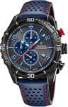 Chronograph FESTINA, blau (dunkelblau, anthrazit), Armbanduhren, Herren, Chronograph,