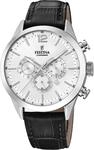Chronograph FESTINA "Timeless Chronograph", schwarz (schwarz, silberfarben),