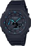 Chronograph CASIO G-SHOCK, schwarz (schwarz, neonblau), Armbanduhren, Herren,