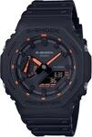 Chronograph CASIO G-SHOCK, schwarz (orange, schwarz), Armbanduhren, Herren,