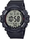 Chronograph, schwarz (schwarz, grau), CASIO TIMELESS COLLECTION, Armbanduhren,