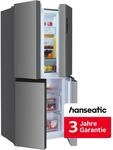 HANSEATIC Multi Door, Energieeffizienz: E, silber (edelstahl optik), B:79cm...