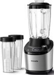 PHILIPS Standmixer "HR3760/10 7000 Series, mit ProBlend Ultra-Technologie", silber